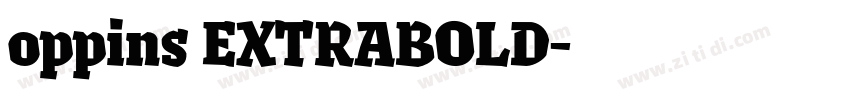 oppins EXTRABOLD字体转换 oppins EXTRABOLD字体转换